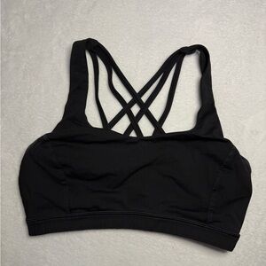 Lululemon Athletica Black Crisscross Sports Bra
